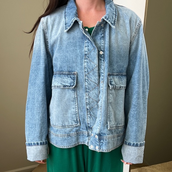 Free People Blue Jean Jacket - Picture 8 of 10